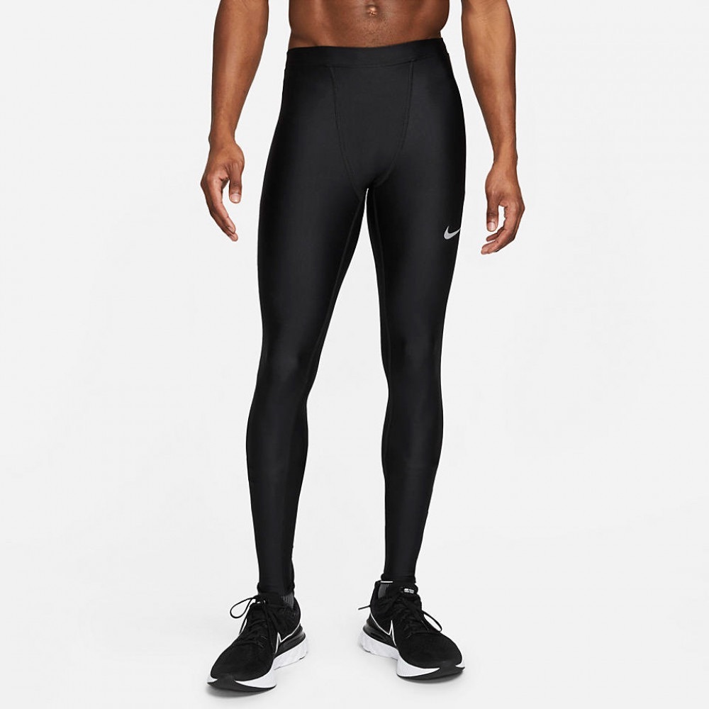 Nike Running Mens Mobility Power Running Tights Pants Black DB4103 Sz Large